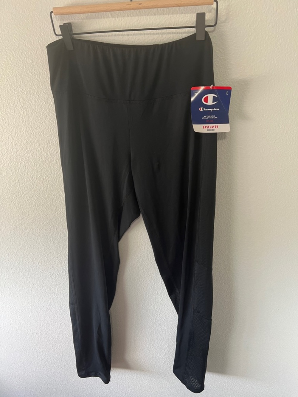Champion Black Womans ' Performance Leggings  size Large